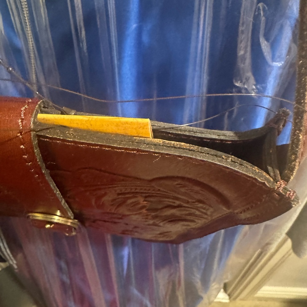 Patricia Nash Brown Embossed Crossbody Bag - Picture 11 of 12